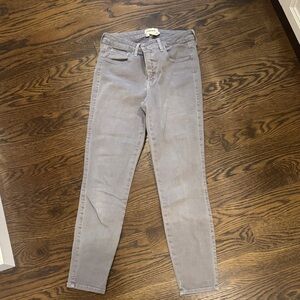 L'AGENCE Gray Ankle Jeans
